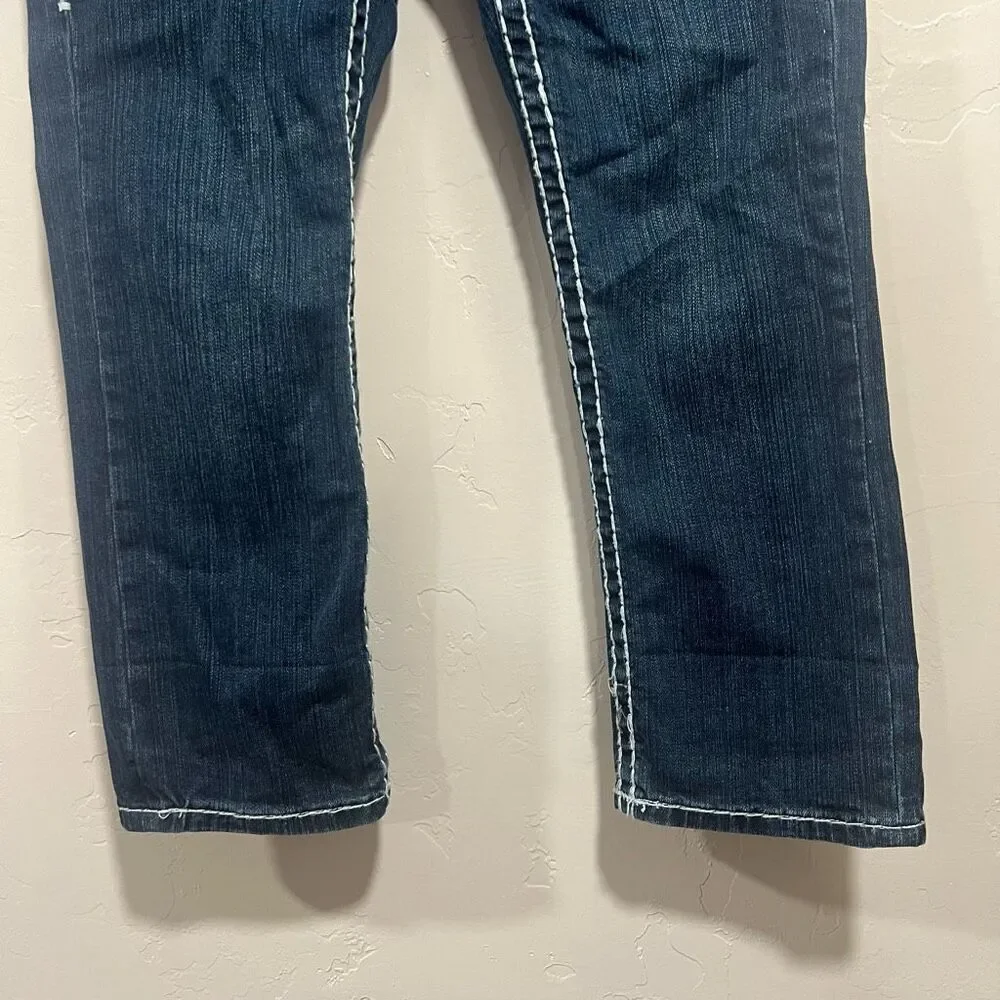 L.A. Idol dark wash denim capri pants SIZE 3